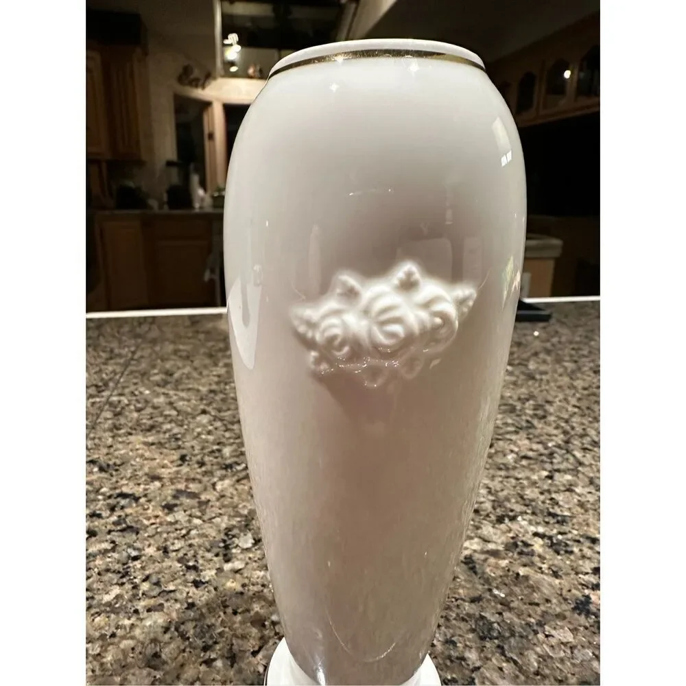 Vintage Lenox Rose blossom bud vase